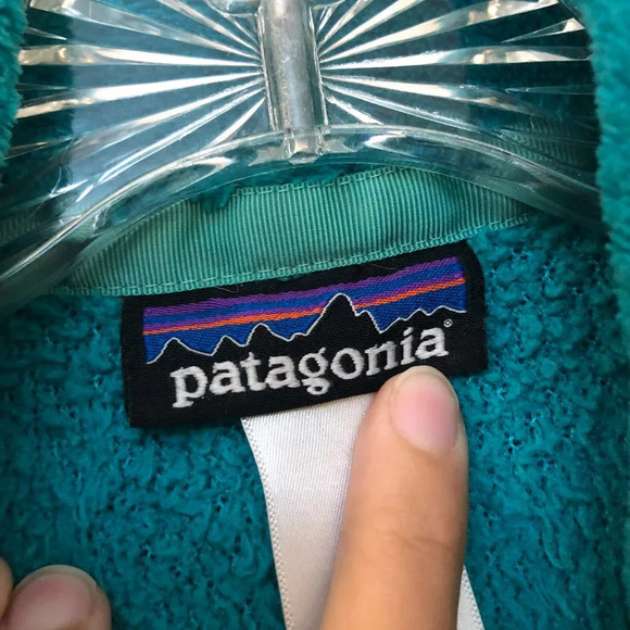 Patagonia Synchilla Fuzzy Snap Button Pullover XS - Picture 10 of 10